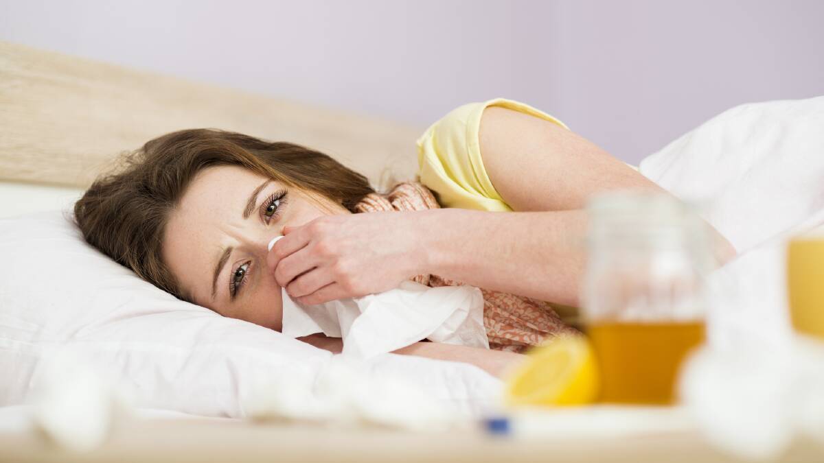 TAKE CARE: If you begin to feel ill and suspect you have the flu, it might be best to seek medical attention. 