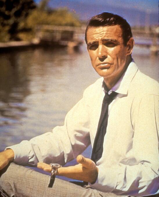 Sean Connery as James Bond. 