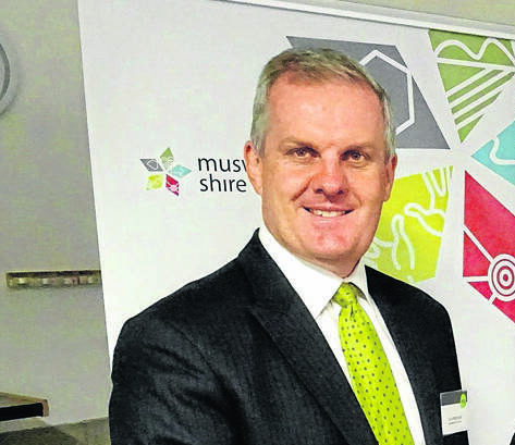 PLEASED: Muswellbrook Shire Council general manager Steve McDonald.
