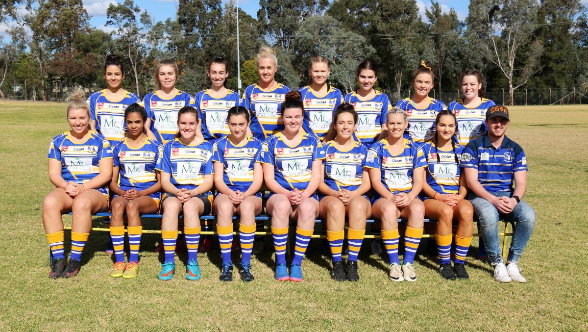 LEAGUE TAG HOPEFULS: The Muswellbrook Ramettes squad, which is facing the Merriwa Magpies in tomorrow's Group 21 decider at Olympic Park.