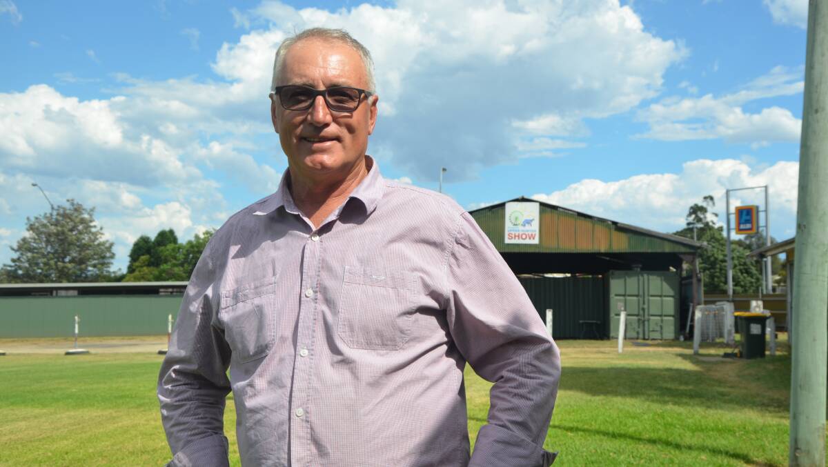 WORKING HARD: Upper Hunter Show Society president Keith Googe says planning is well underway for the 127th show at Muswellbrook Showground.