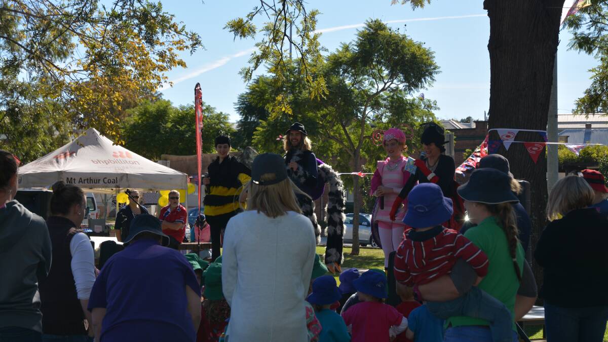 ENERGETIC: The Jitterbugs had everyone on their feet at Picnic in the Park at Muswellbrook's Simpson Park on Wednesday.