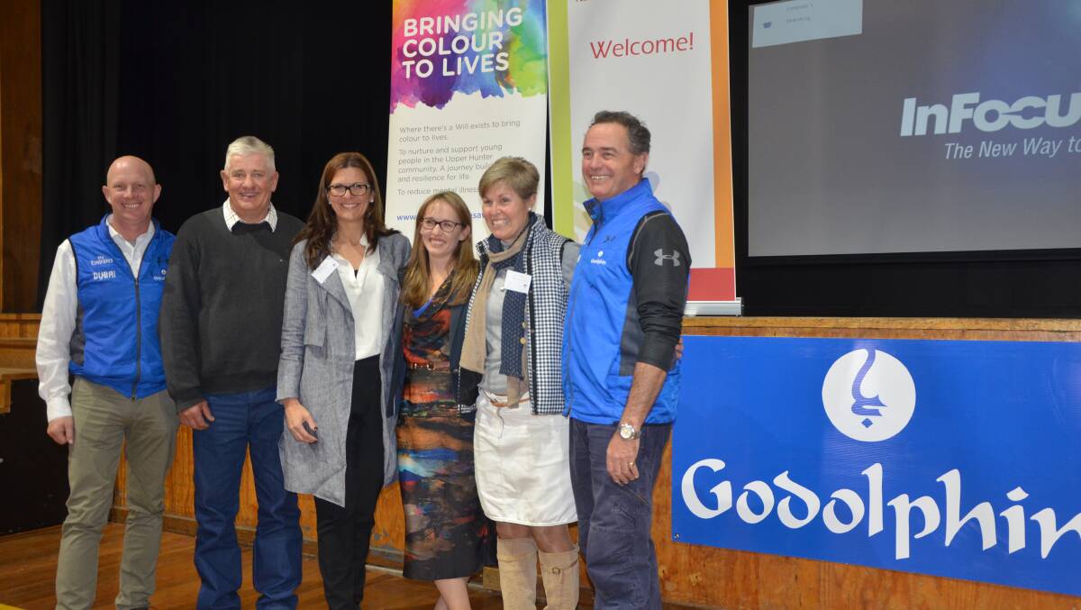 MAKING A DIFFERENCE: John Sunderland, Hilton Carrigan, Marita Hayes-Brown, Michelle McQuaid, Pauline Carrigan and Barley Ward-Thomas at the Where There’s A Will Appreciate Inquiry Summit at Muswellbrook High School on Friday.