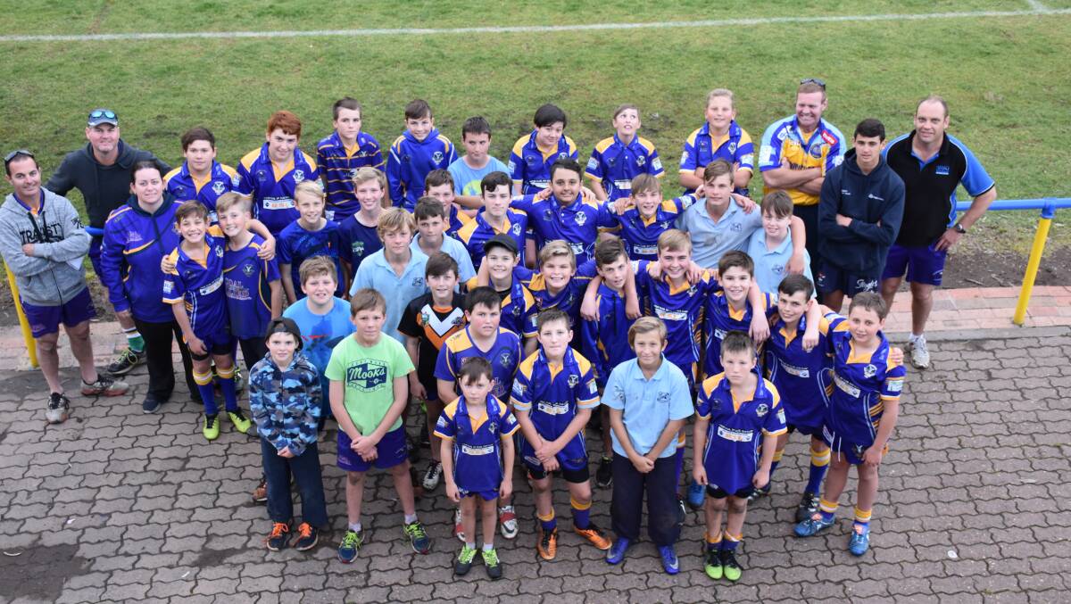 FOOTY FEVER: The Muswellbrook District Junior Rugby League Football Club will field three sides – the 12s, 13s and 15s – in this weekend’s grand finals.