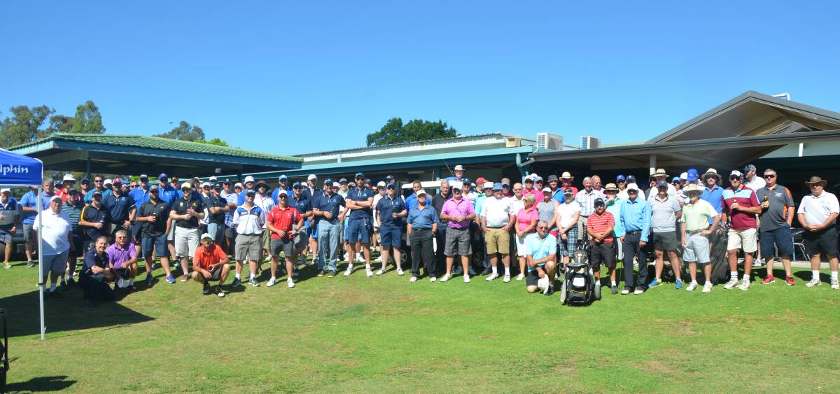 FULL HOUSE: A big contingent of golfers teed off for the Movers and Shakers Charity Day at the Muswellbrook Golf Club on Thursday.