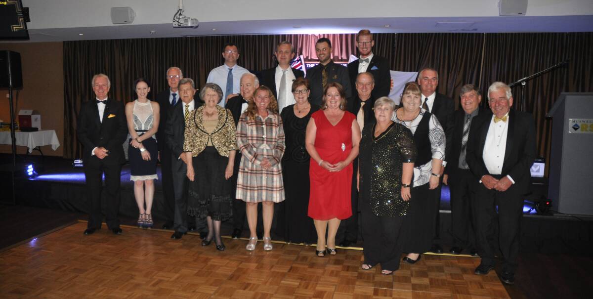 GOOD TIME: The Rotary Charity Ball was another big hit at the Muswellbrook RSL Club on Saturday night.