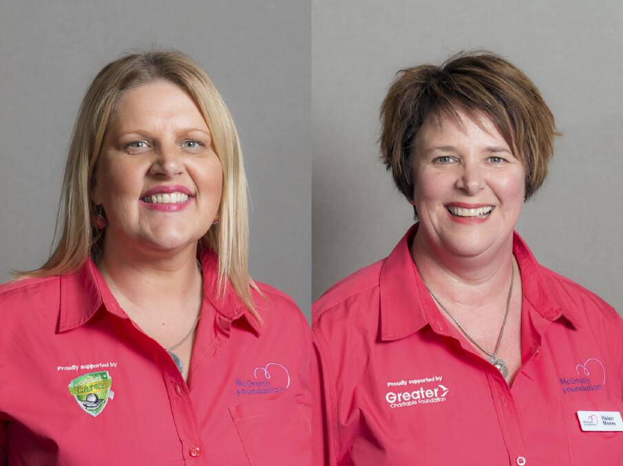HERE TO HELP: McGrath Breast Care Nurses Rebecca Chenery and Helen Moore will bring their clinic to Muswellbrook once a month.