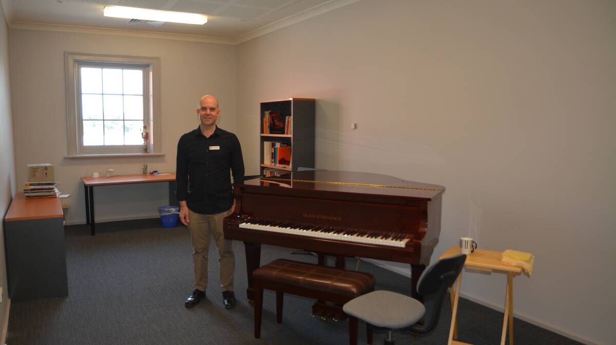 LEARNING SPACE: UHCM director Jeremy Fletcher in one of the studio rooms.