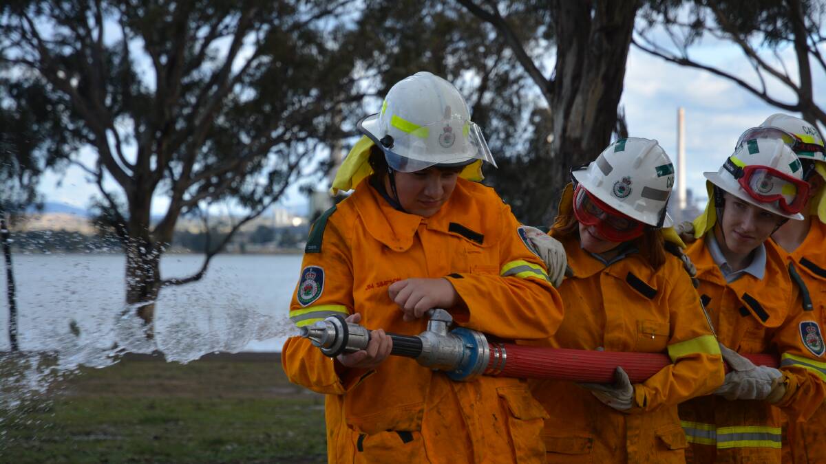 Students from Singleton High School and Muswellbrook High School tested their skills at Lake Liddell on Wednesday.