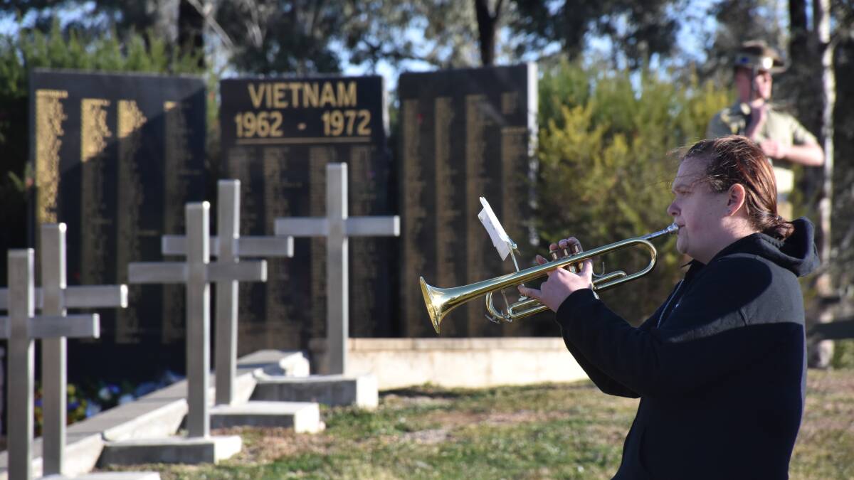 The Upper Hunter remembered at Muswellbrook's Vietnam Memorial on Friday afternoon.