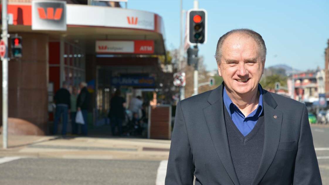 POSTIVE: Muswellbrook Chamber of Commerce and Industry president Mike Kelly is encouraging residents to be alert, but not alarmed.