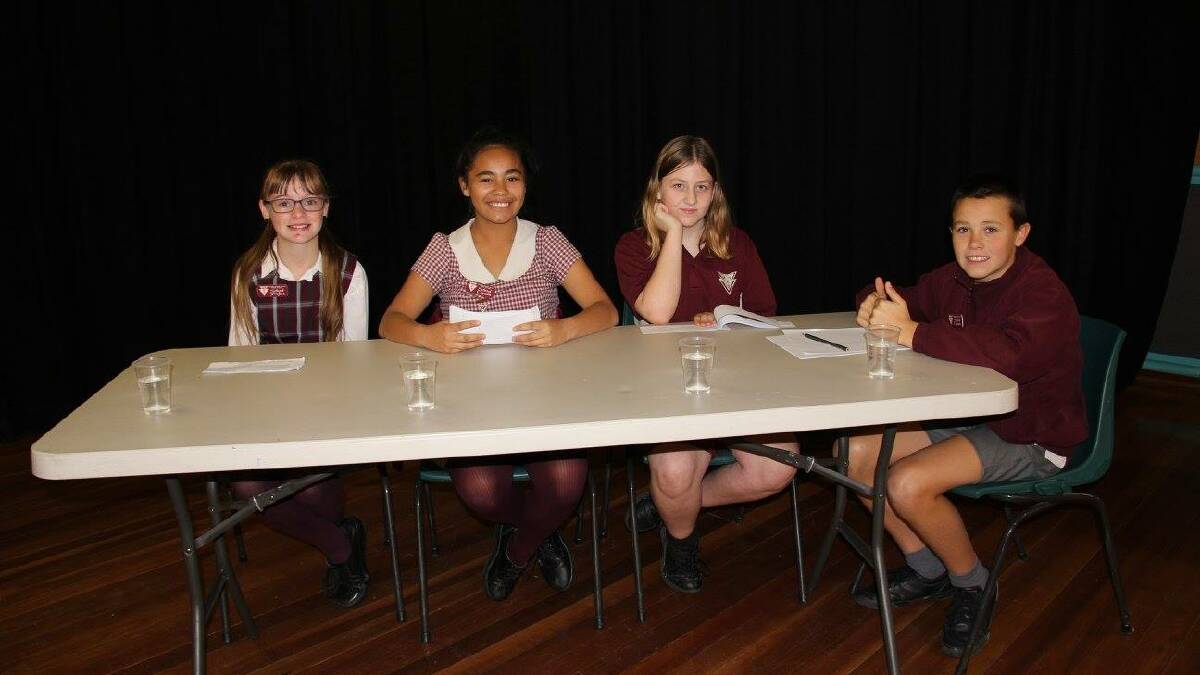 Muswellbrook South Public School students debated the topic at their recent inter-house debating rounds. PHOTOS: Muswellbrook South Public School.