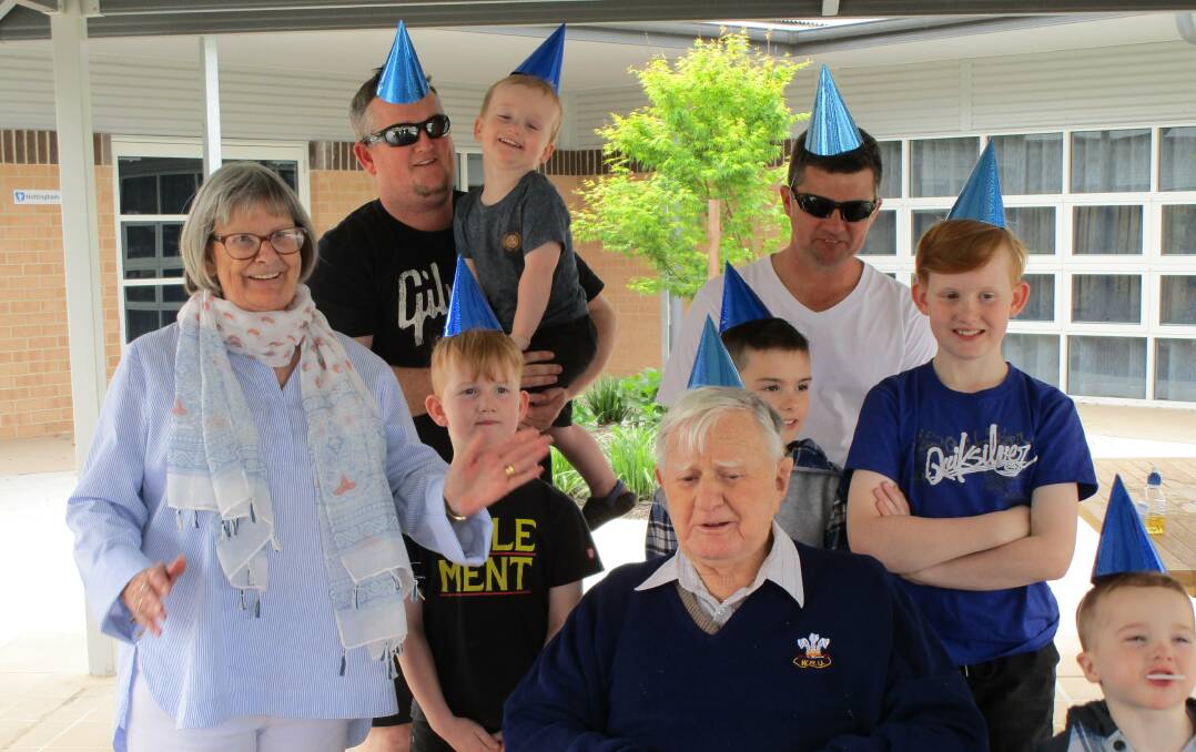 PARTY TIME: Muswellbrook's John Thomas celebrated his 90th birthday among family on Saturday, September 30.