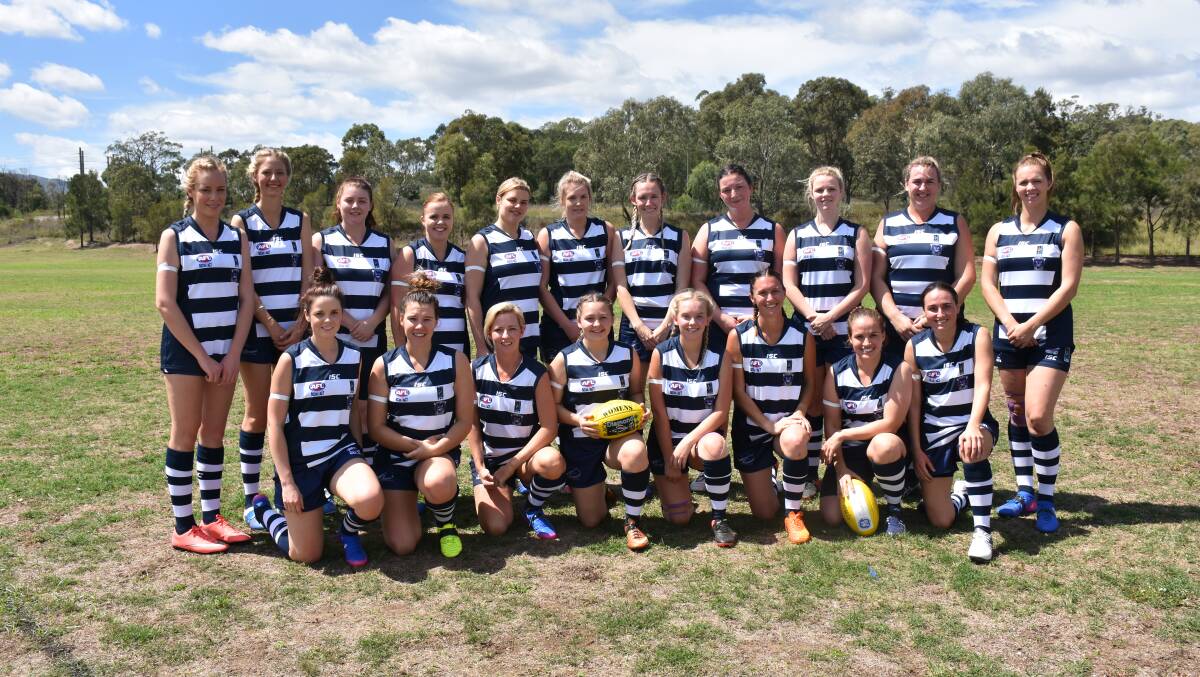 The crowd cheered as the Muswellbrook Cats female side ran onto the oval on Saturday, for their first-ever match against Singleton.