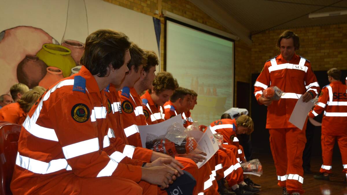 It was a proud day for the graduates of the NSW State Emergency Services cadet program on Wednesday.