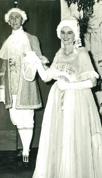 GOOD TIMES: Brian Bible and Joan Budden in a Muswellbrook Musical Society production.