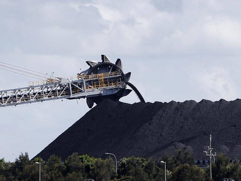 BHP has reported energy coal production surged 23 per cent. (Darren Pateman/AAP PHOTOS)