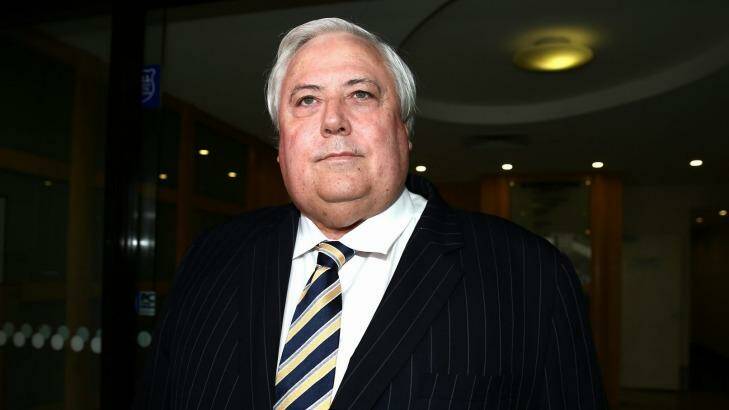Clive Palmer: the mining magnate walked off The Project as his colleague took the Ice Bucket challenge. Photo: Alex Ellinghausen