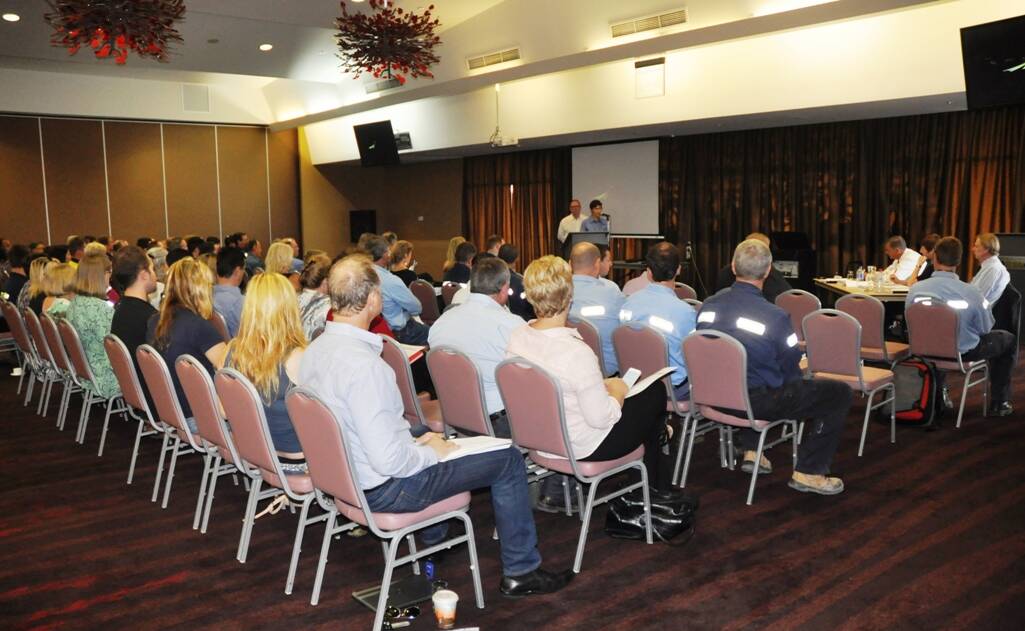 Nearly 100 attended the PAC hearing into the Bengalla Continuation Project at the Muswellbrook RSL on December 10, 2014.