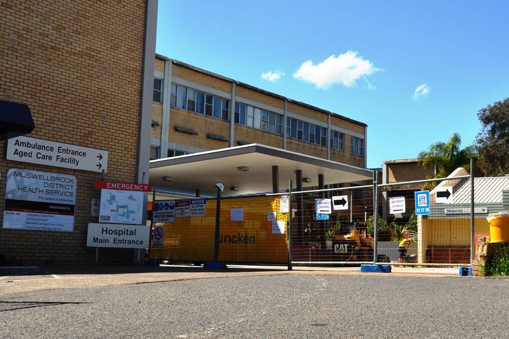 Muswellbrook District Hospital, where air-conditioning failed during heatwave conditions in mid-November.