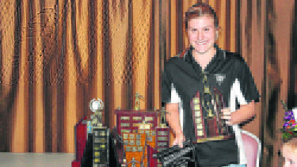 GREAT HAUL: Isobel Bates dominated the under-12 girls and open women’s.