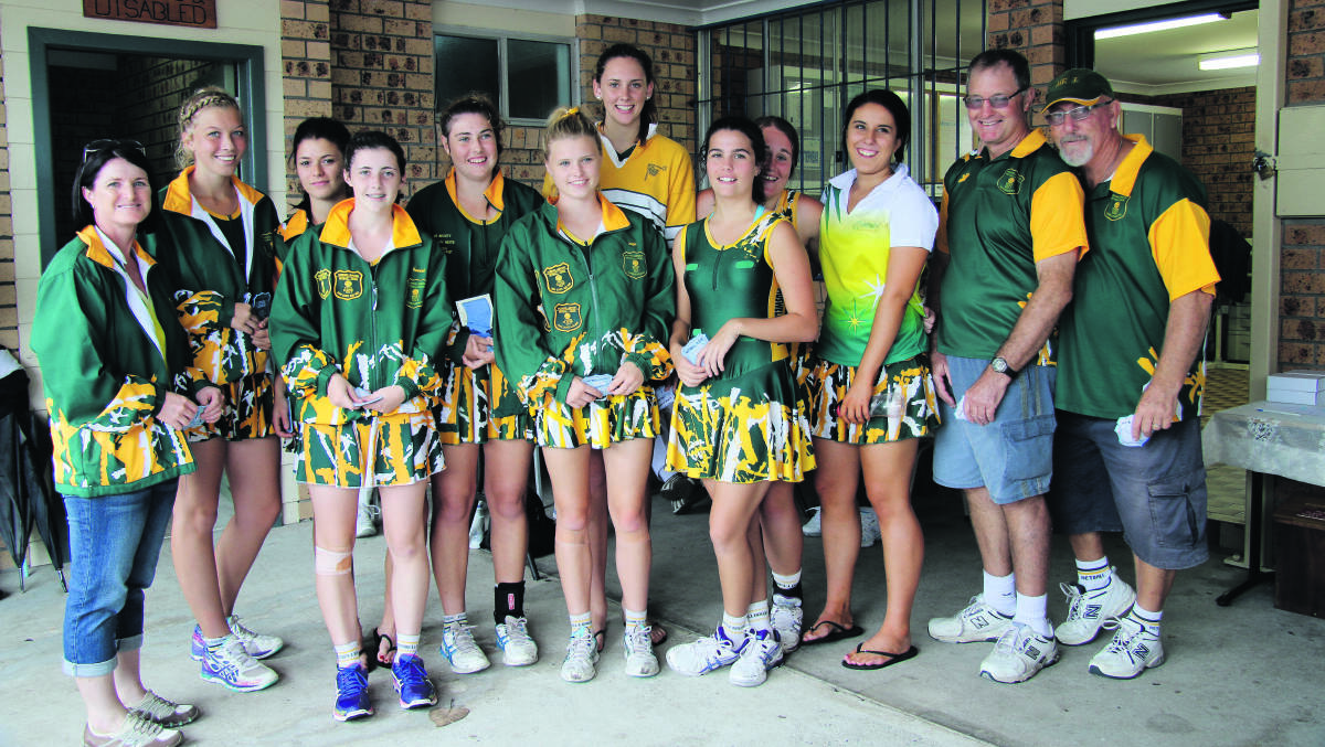 STATE LEAGUE FINALISTS: Muswellbrook’s 17 years’ netball squad.