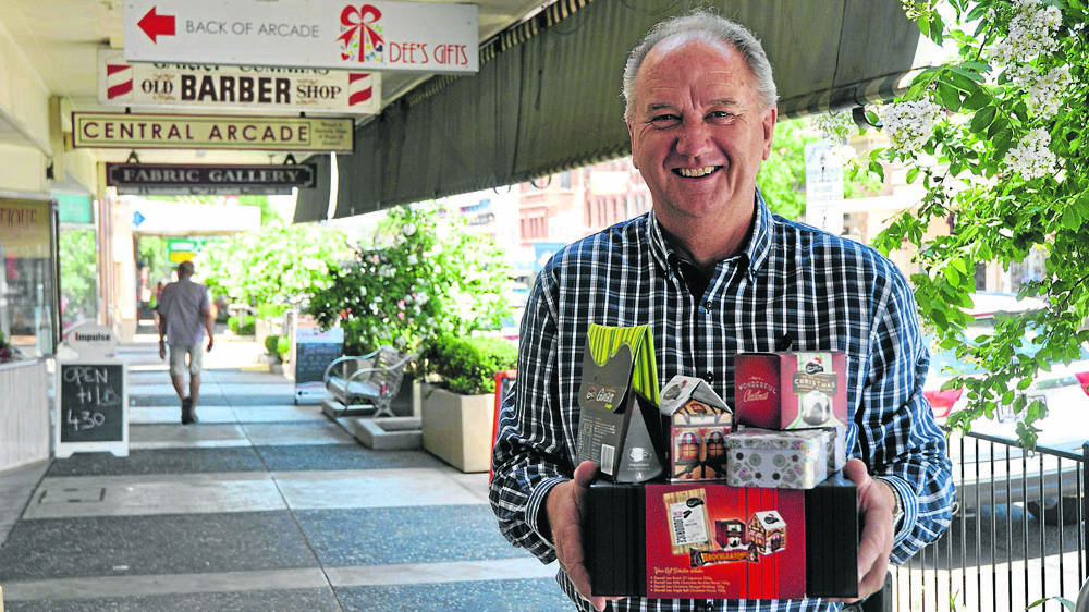 SHOP LOCAL: Muswellbrook Chamber of Commerce and Industry president Mike Kelly is encouraging locals to shop in town this Christmas.