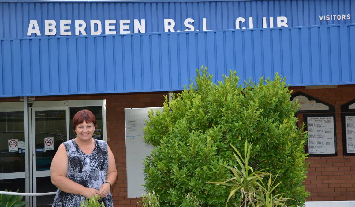 RALLYING CRY: Gail Little has urged the community to support the Aberdeen RSL Club before it's too late.