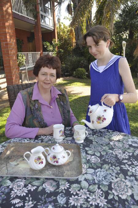 YUMMY:  Monica Brown and daughter, Ruby, 12, will be serving up a morning tea storm today at their home at 42 Perth Street, Aberdeen.