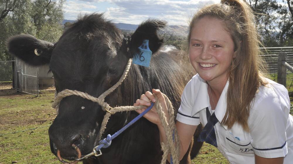 KEEN TO LEARN: Mikaela Tilse from St Joseph’s High School Aberdeen is excited about the upcoming agriculture events