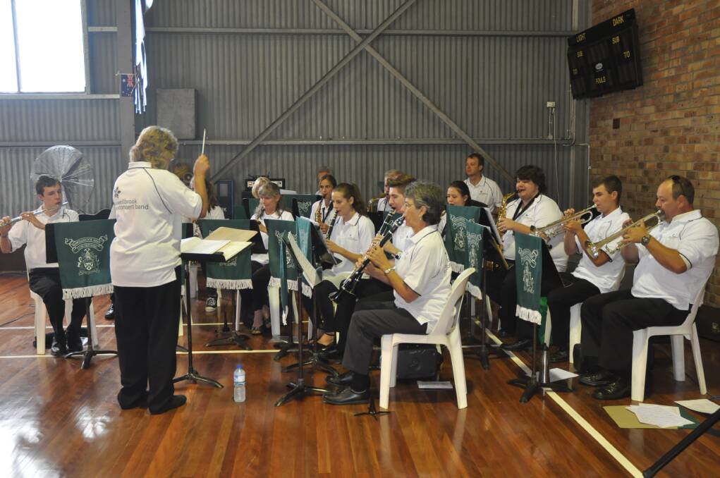 PERFECT HARMONY: Muswellbrook Shire concert band.