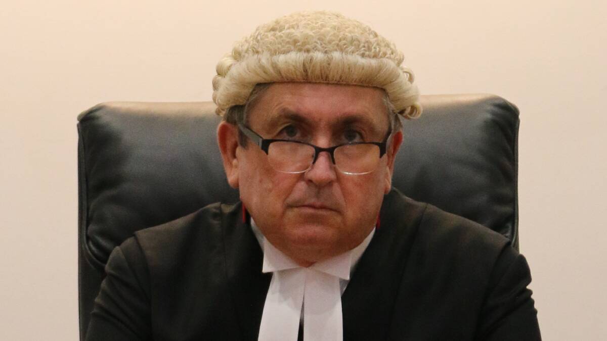 Justice John Burns made his final comments to the jury on Thursday morning. Picture: NT Courts. 