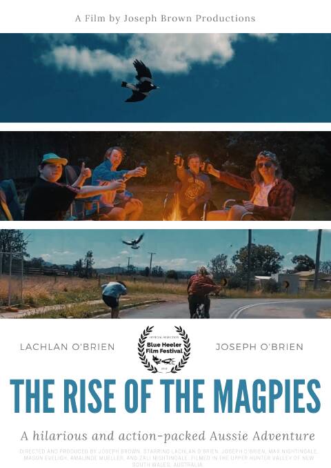 POSTER: The movie poster for Joseph Brown's 2021 Blue Heeler entry, The Rise of the Magpies'. Picture: Joseph Brown