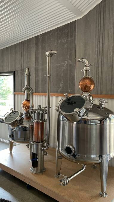 DISTILLING: The stills used by Magpie Distilling to make its award-winning gin. Picture: Mathew Perry