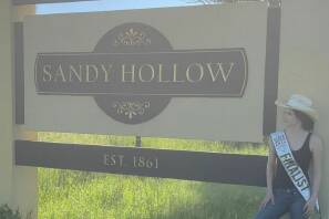 SANDY HOLLOW: Bella Fernandes grew up in the town of Sandy Hollow and still returns regularly to visit her grandparents. Picture: Supplied