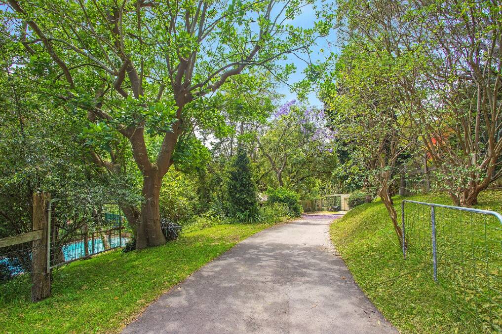 The property is accessed via a long driveway off Prospect Road.Picture supplied