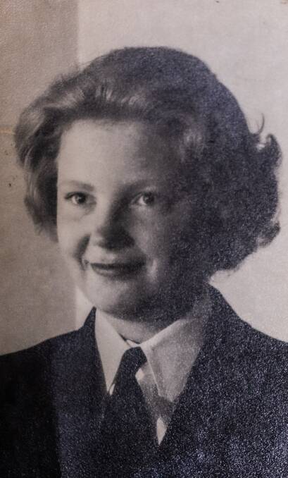 Olwyn-Anne cook was only 17 when she joined the Wrens. Picture: Supplied