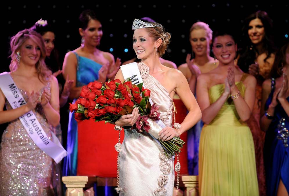  Canberra's Sophie Lavers won Miss World Australia in 2009. Picture: Paul Miller