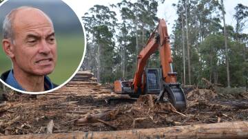 Resources Minister Guy Barnett has confirmed the government will need to bring in validating legislation for forestry laws at the next opportunity. Pictures: Phillip Biggs/Adam Holmes