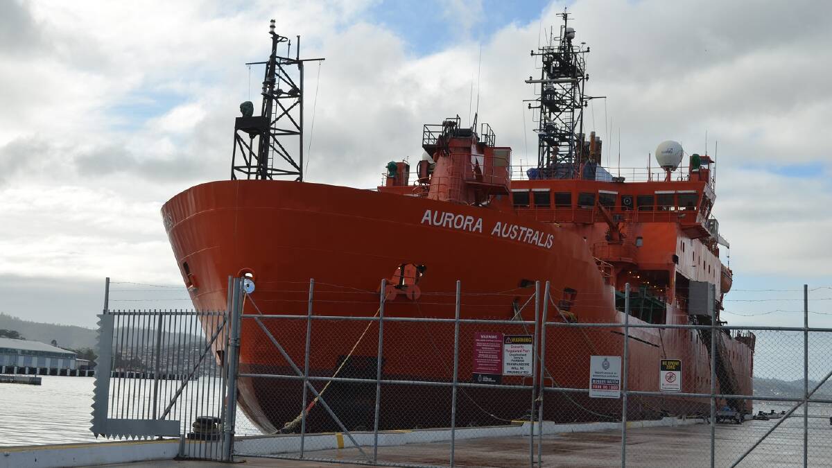 RETIRED: Aurora Australis docked at Hobart this week. Picture: Matt Maloney.