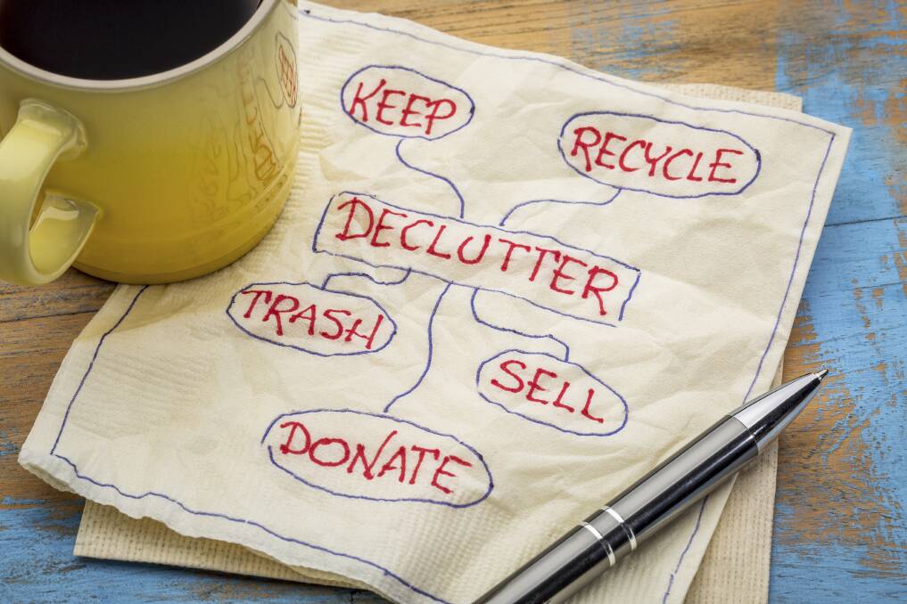 PAGE 9: Decluttering - How to let go of all that stuff