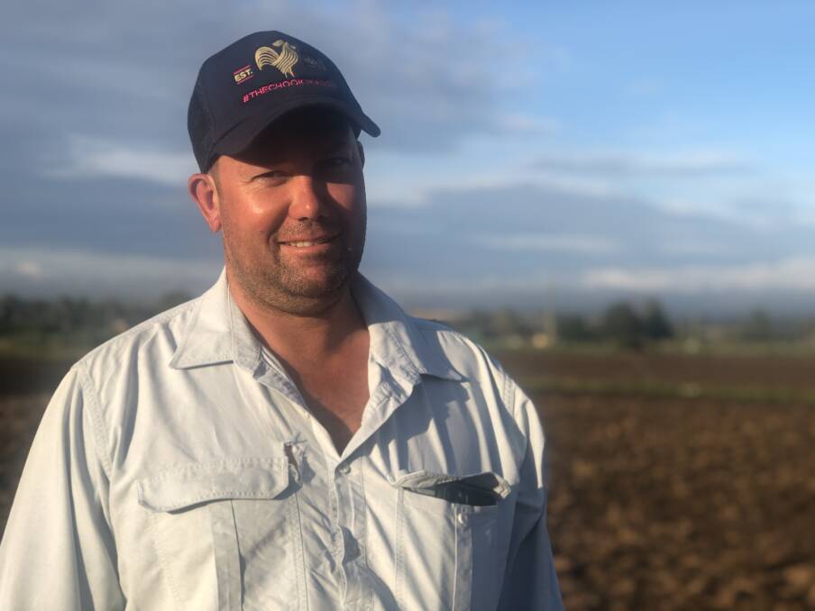 Daniel Clydsdale operates a 25-acre irrigation property at Aberdeen.