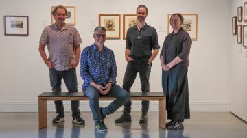 The Singleton Arts and Cultural Centre team Tobias Spitzer, Robert Cleworth, Chris Dewar and Dr Faye Neilson. Picture supplied 