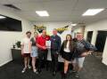 Muswellbrook Mayor Steve Reynolds with the 98.1 Power FM crew who promoted the blood drive across September and October. Picture supplied