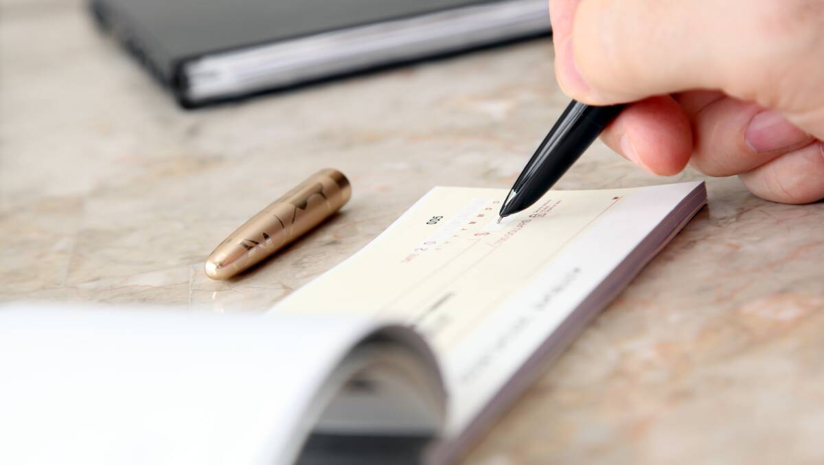 Cheques have become obsolete in Australia. Picture Shutterstock