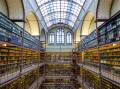 Library of the Rijksmuseum in Amsterdam, with glass roof, arches and galleries full of books. Picture: Shutterstock