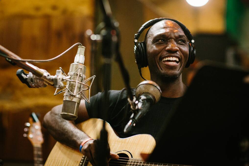 ALL SMILES: Cedric Burnside returned to performing live three months ago.