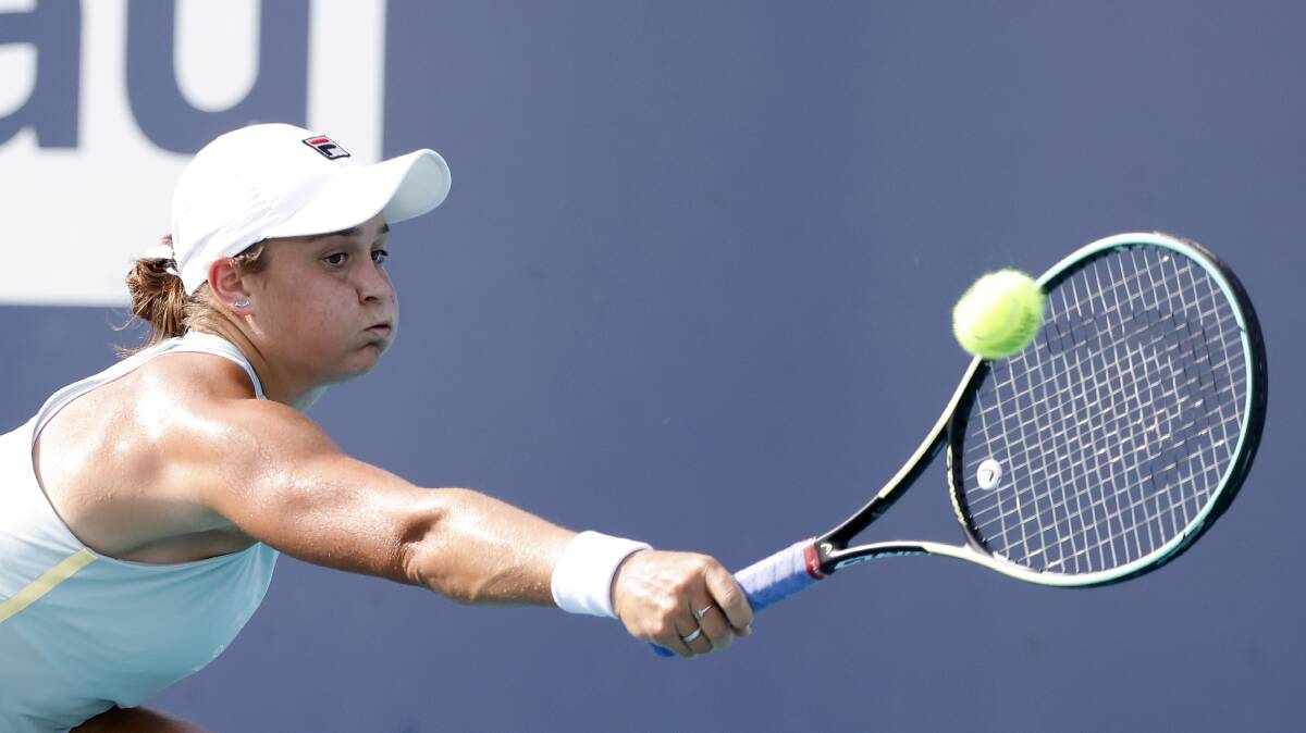 ON BALL: Ash Barty is gearing up for Wimbledon.