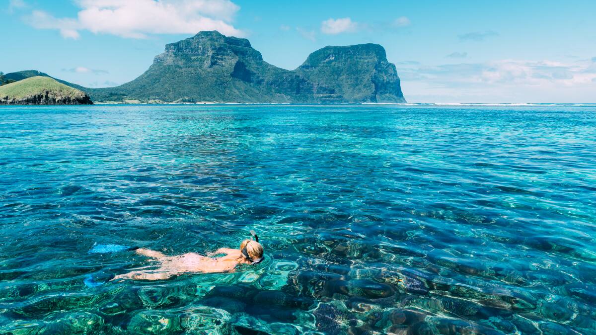 Dive right in at Lord Howe Island. Picture: Supplied
