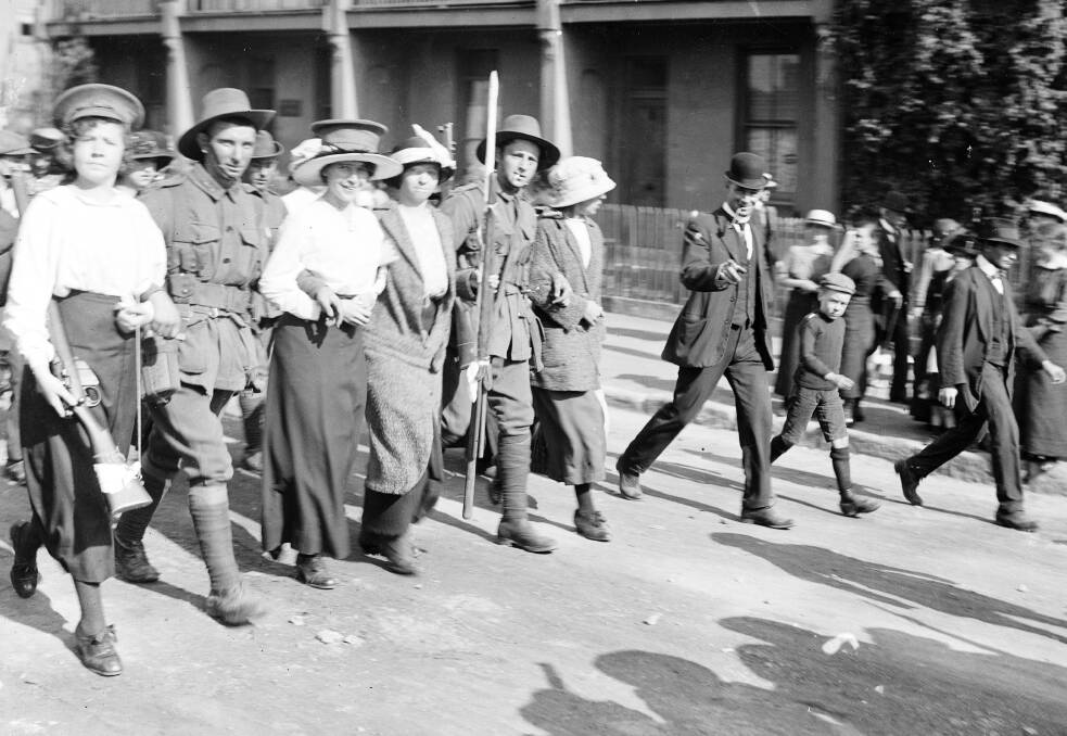 CALLED UP: Many of those who returned after serving at Gallipoli were expected to help recruit new volunteers at recruitment centres in nearby suburbs and towns. 